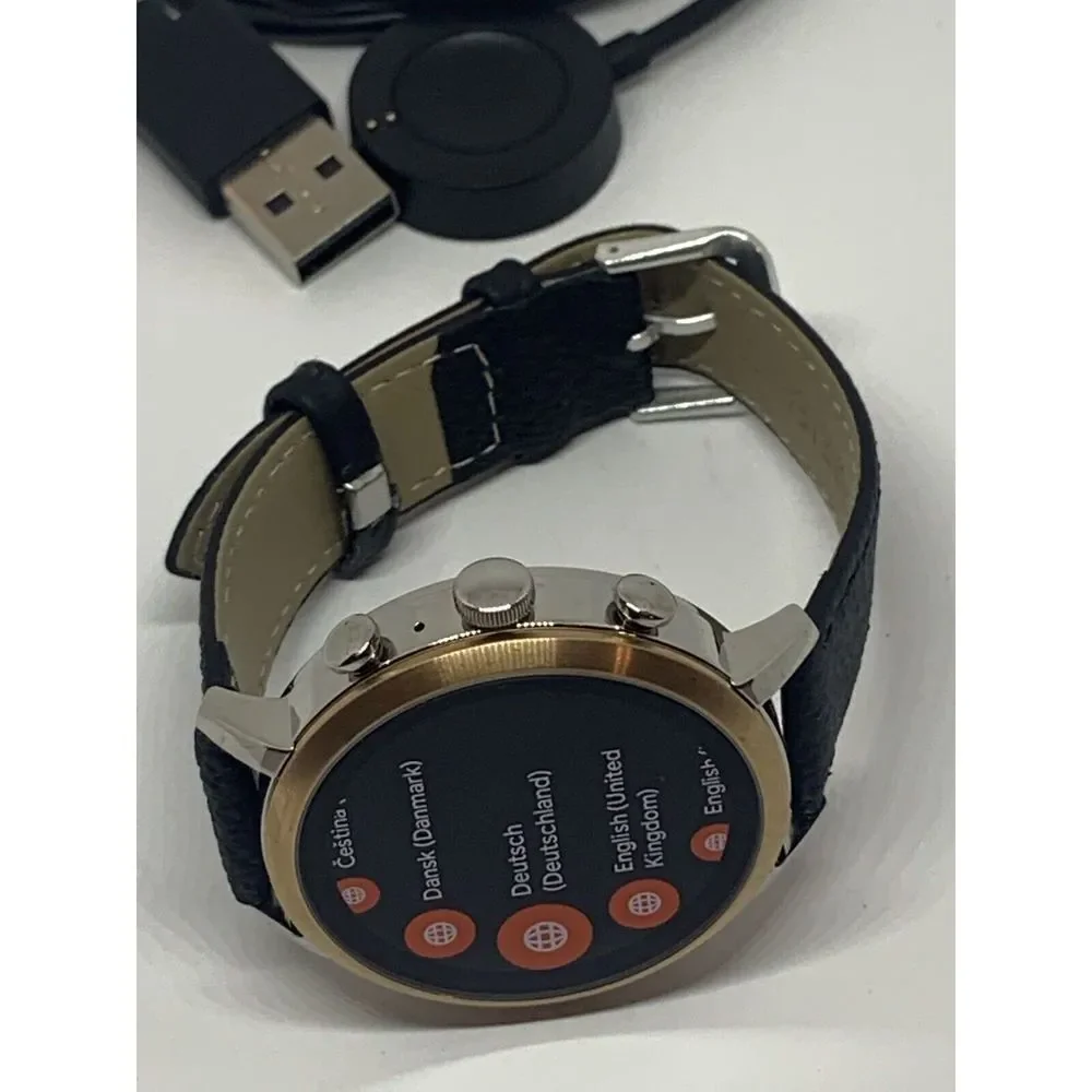 Fossil Gen 4 Authentic Digital Dial Smart Watch Custom Band FTW6016 QT487